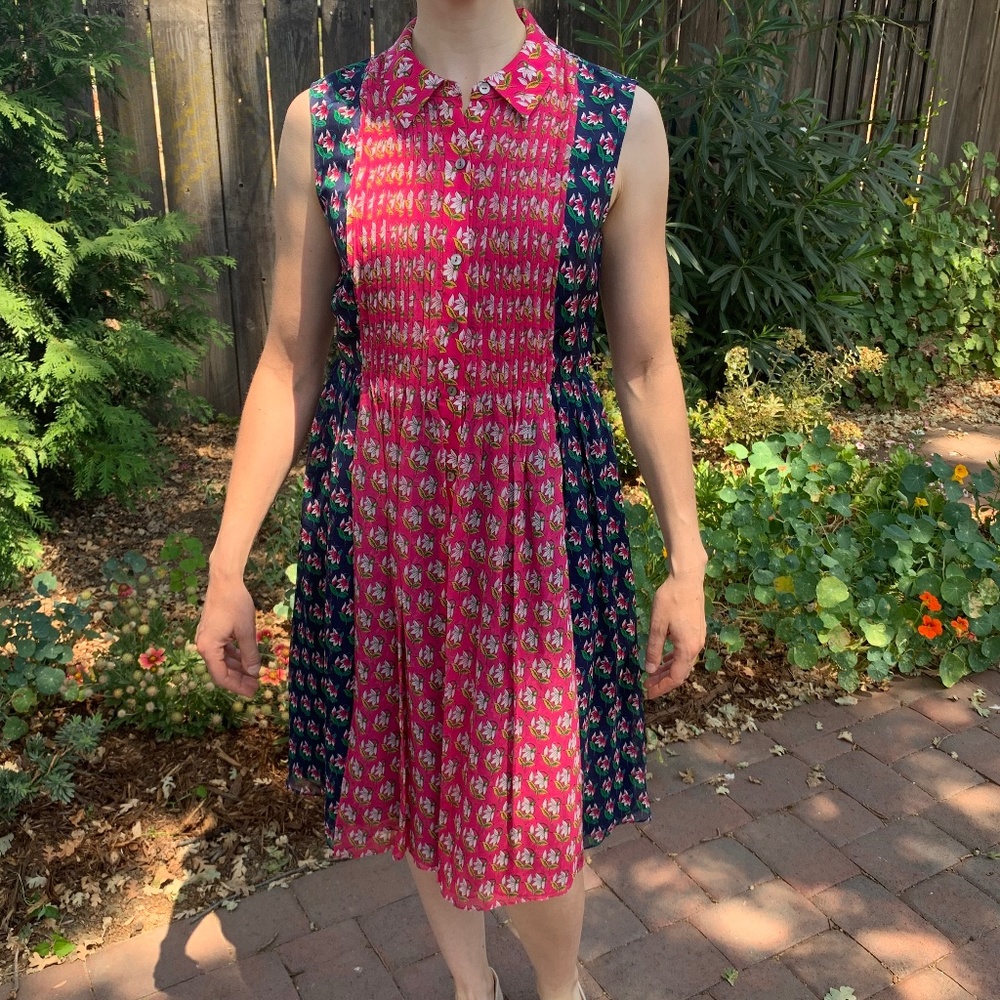 DVF "Nieves" floral silk shirt-dress